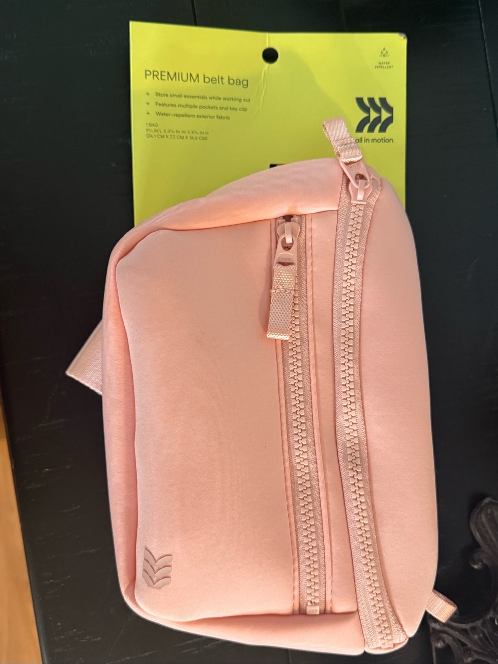 all in motion Peach Pink Crossbody Belt Bag